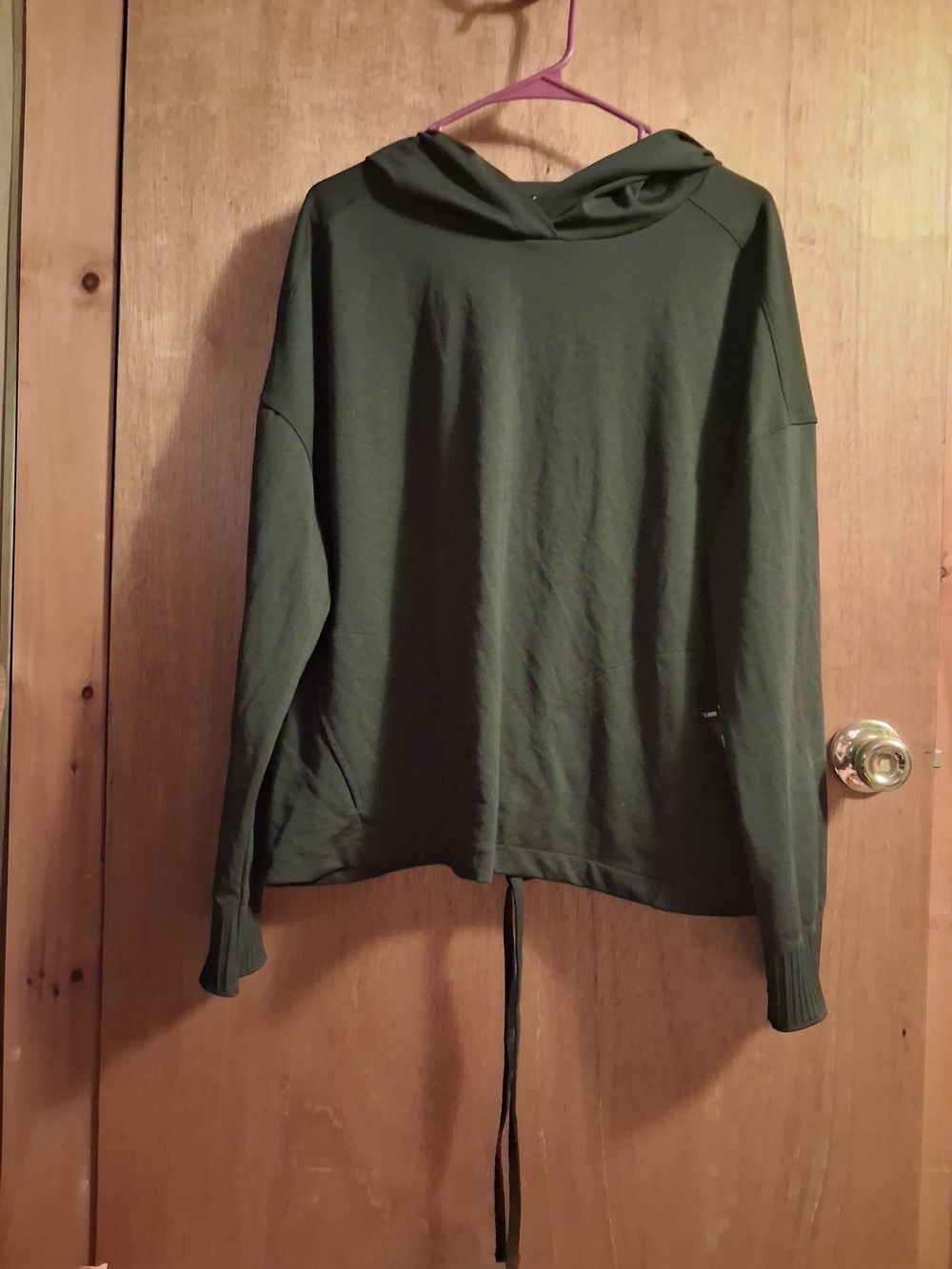 AVIA Woman's Black Hooded Pullover